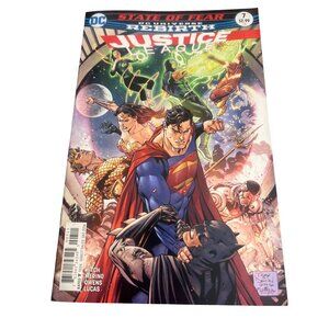 DC Universe Rebirth Justice League Comic Book #7 State Of Fear Issue 2016